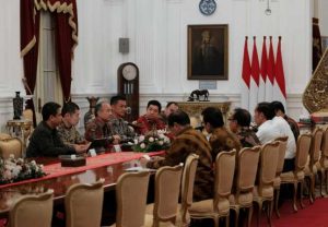 indonesia meeting with a group of leaders