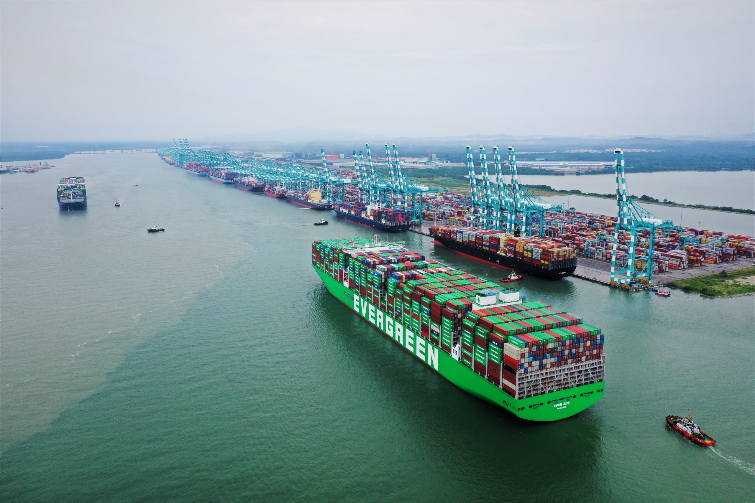 Port of Tanjung Pelepas welcomes Ever Ace, world’s largest container vessel