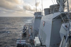 U.S. 7th Fleet destroyer ensures freedom of navigation in Taiwan Strait