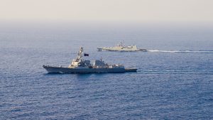 Indian, U.S. navies conduct underway operations in Arabian Sea