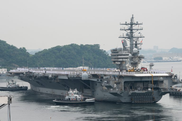 U.S. aircraft carrier deploys to support stability in Indo-Pacific