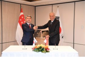Singapore, South Korea sign two defense memorandums