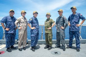 Japanese medical team joins U.S. hospital ship for maritime mission