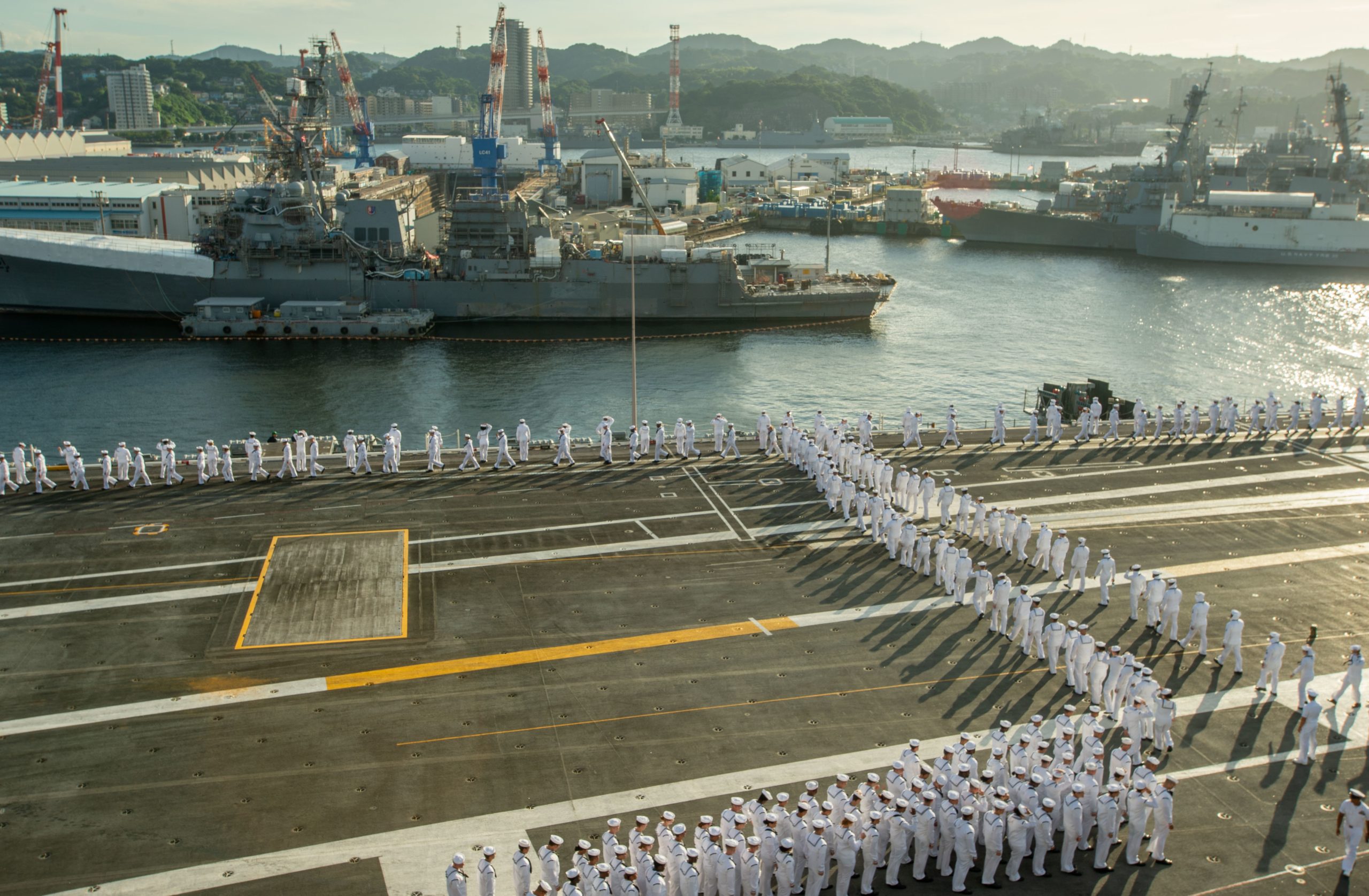 U.S. aircraft carrier departs Japan to resume patrol of Indo-Pacific