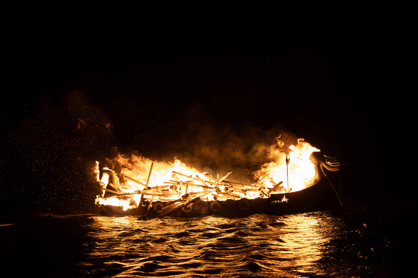 Indonesian ship carrying 35 tons of kerosene caught fire