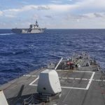 Japan, U.S., Canada conduct maritime exercise in South China Sea