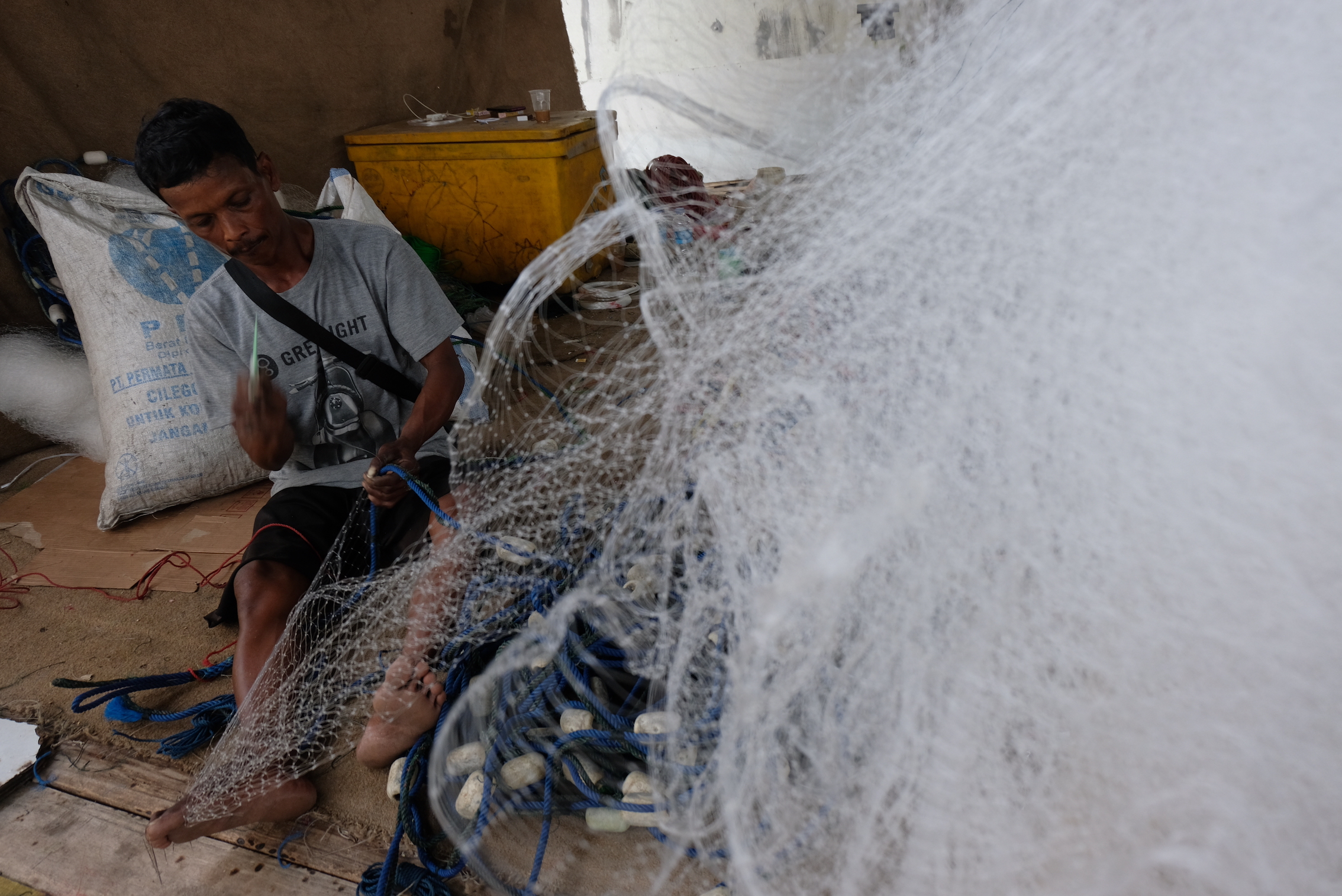 Indonesian waters are haunted by ghost net