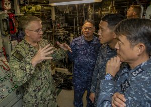 Japan, South Korea, U.S. forge relationship during submarine visit