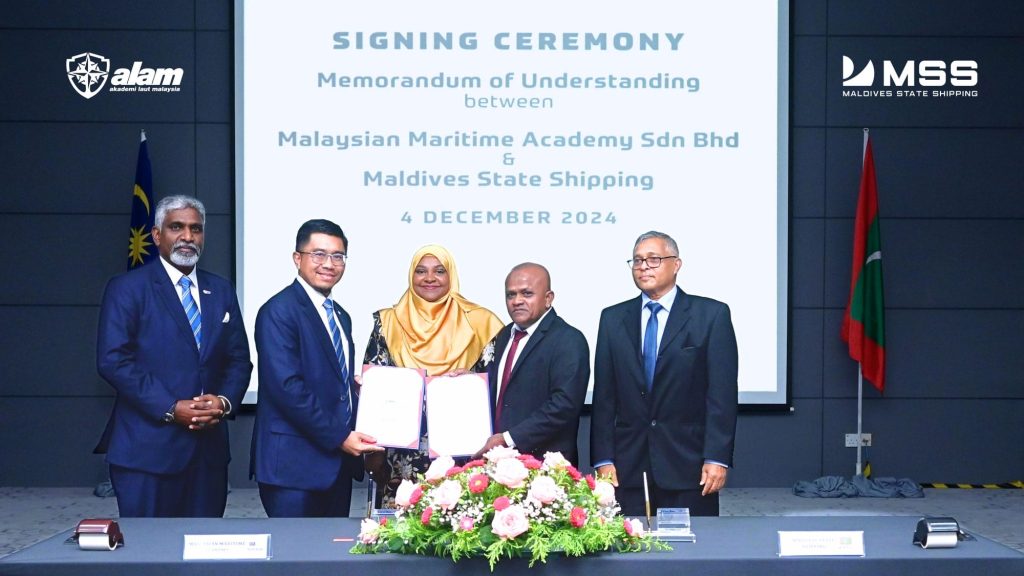 ALAM Teams Up With Maldives State Shipping To Advance Training In Seafaring
