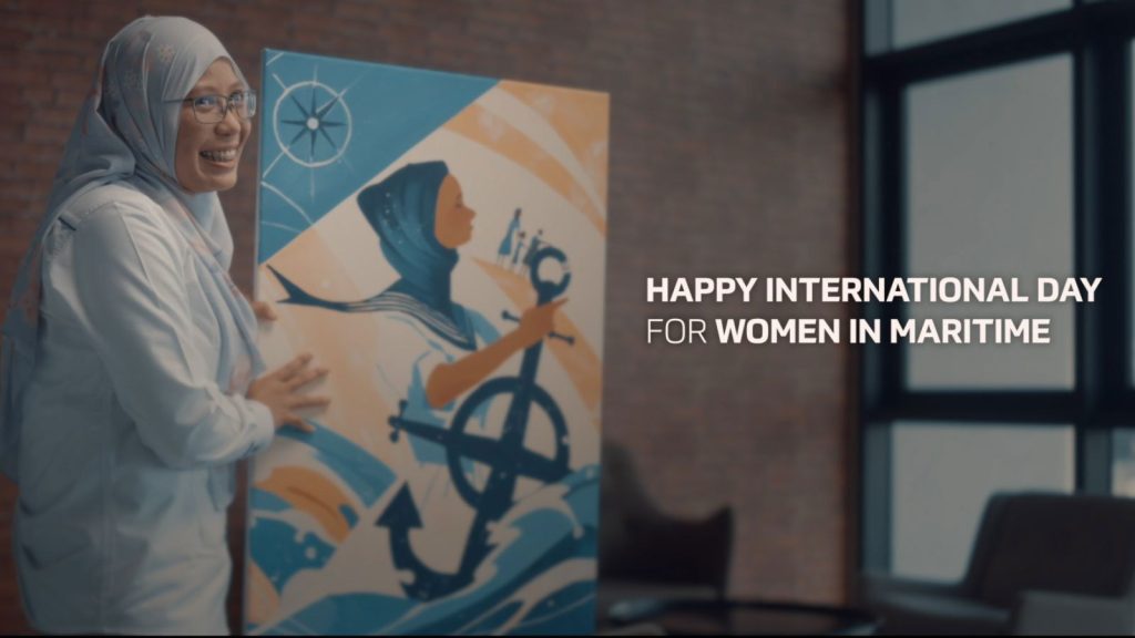 MISC celebrates female seafarers by turning words of love into paintings