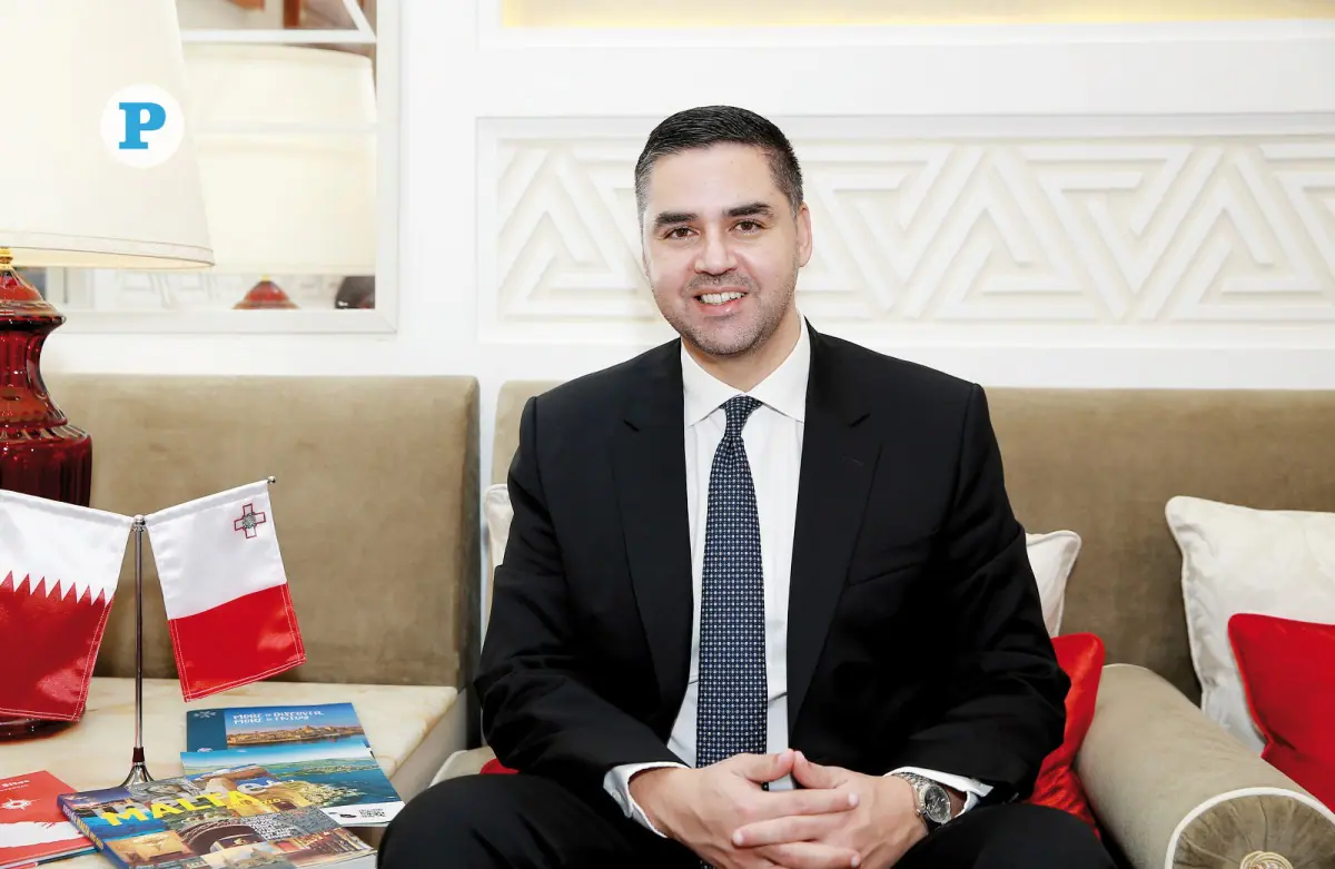 Deputy Prime Minister and Minister for Foreign Affairs and Tourism of Malta H E Dr. Ian Borg. Pics: Rajan Vadakkemuriyil/The Peninsula