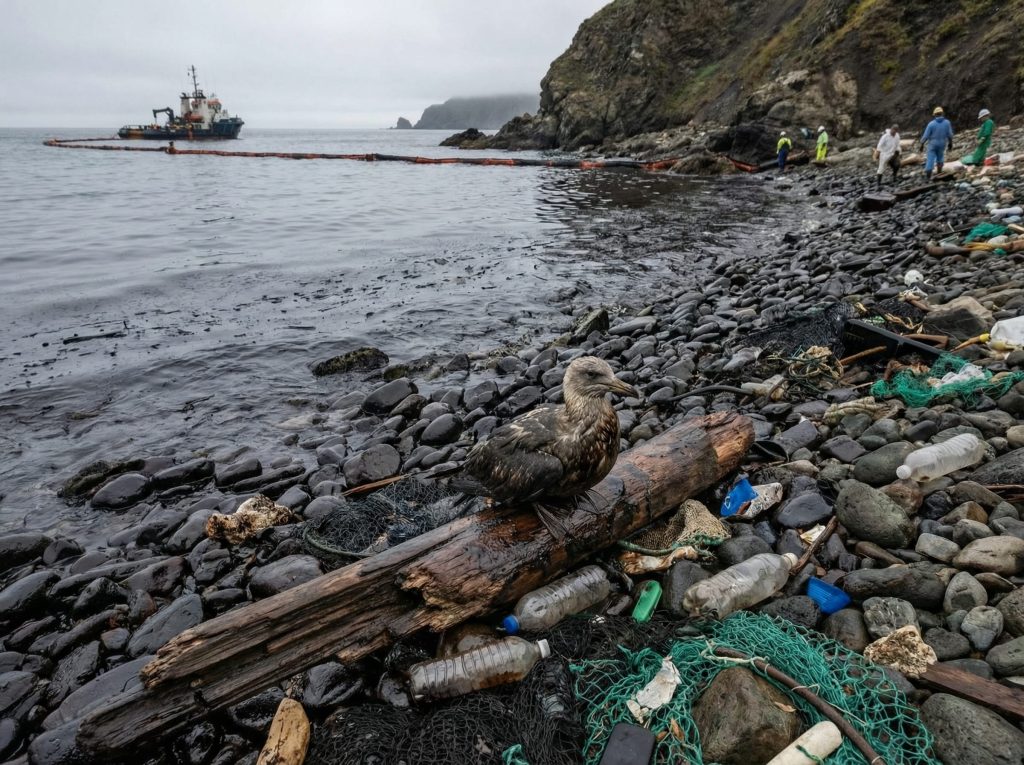 Environmental Challenges: Oil Spills and Marine Pollution