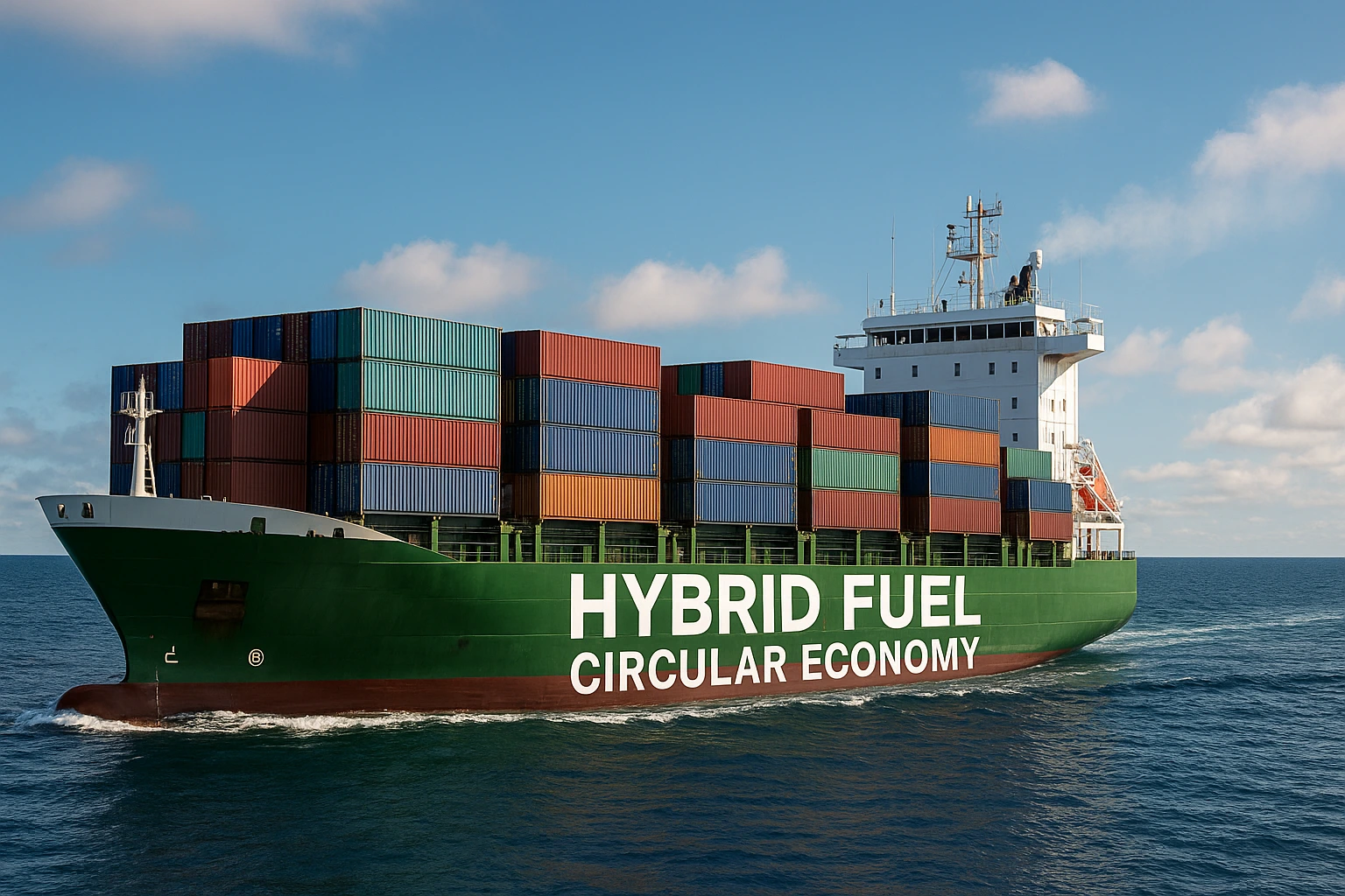 Transforming Shipping: Embracing Hybrid Fuel Systems and a Circular Economy