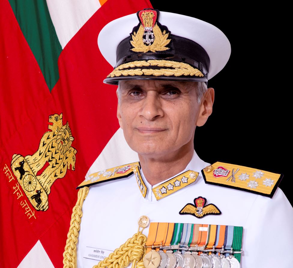 Special Indian ocean: Interview with Admiral Karambir Singh, Chief of the Naval Staff. Indian Navy