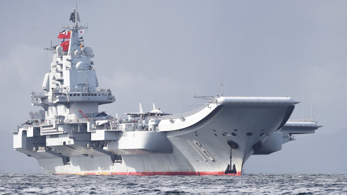 All Three Chinese Aircraft Carriers Were At Sea For The First Time