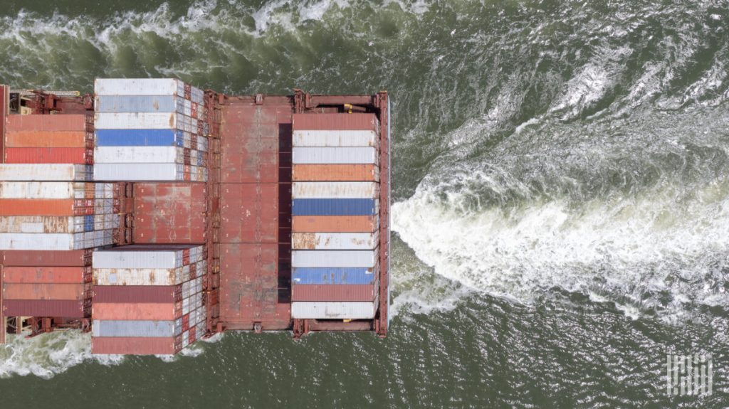 Ocean container bookings plummet as Trump’s tariffs take effect