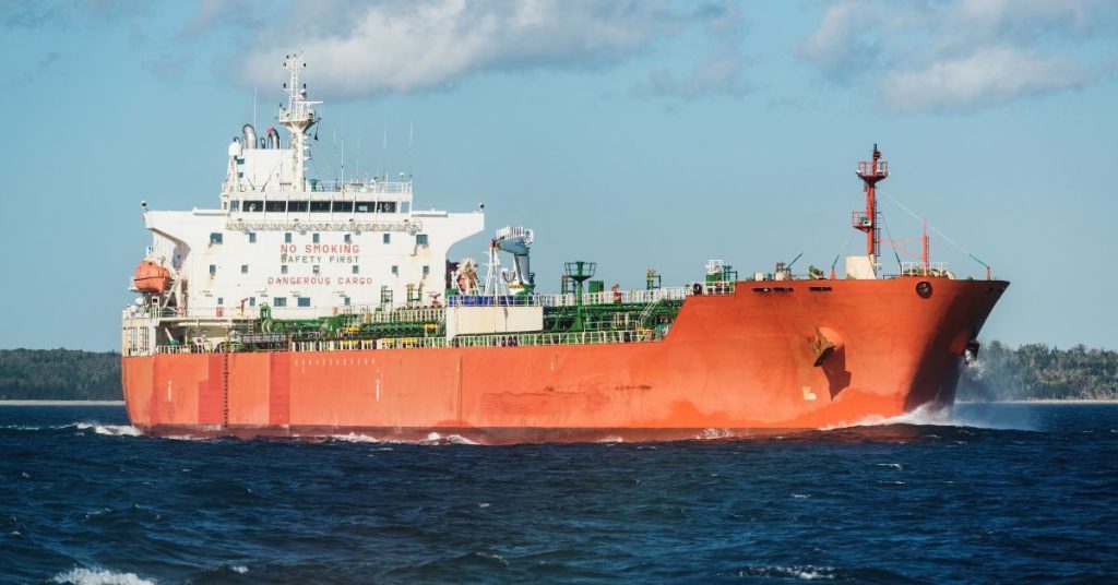Tanker Catches Fire Off The Coast Of Vietnam