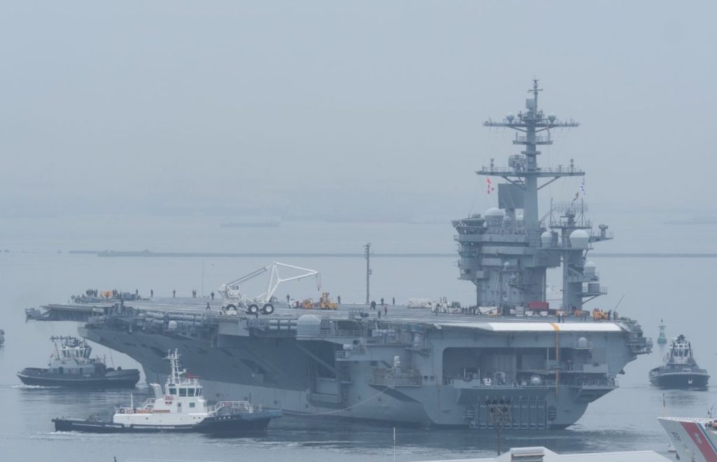 U.S. Deploys 'Nuclear' Aircraft Carrier As China's PLA Navy Threatens With Liaoning & Shandong In W.Pacific