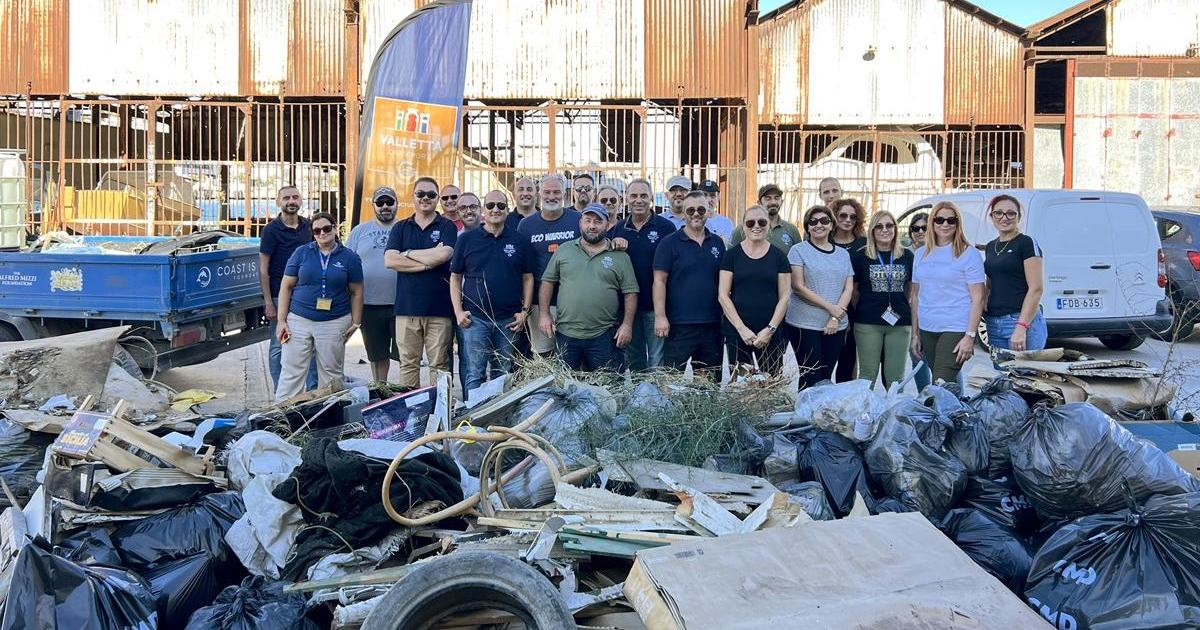 Valletta Cruise Port organises coastal cleanup in collaboration with TimesEvents