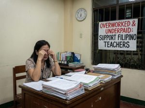 Advocates Say Filipino Teachers are Overworked and Underpaid