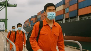 Chinese Seafarers Sign Off in Singapore for the First Time in 2 Years