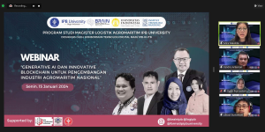 IPB University Experts Outline Generative AI and Innovative Blockchain Solutions to Agromaritime Logistics Issues