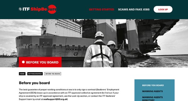 The Inspectorate of the International Transport Workers’ Federation (ITF) have put Able Maritime Seafarers Inc on their red-list