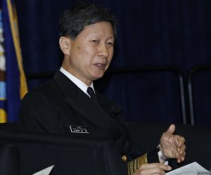 Adm. Tomohisa Takei, chief of staff of the Japan Maritime Self-Defense Force, on Feb. 18, 2016. US Naval Institute Photo