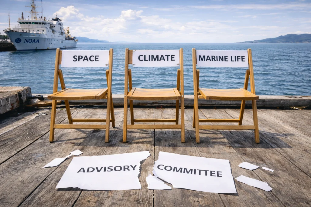 NOAA Disbands Space, Climate, and Marine Life Advisory Committees