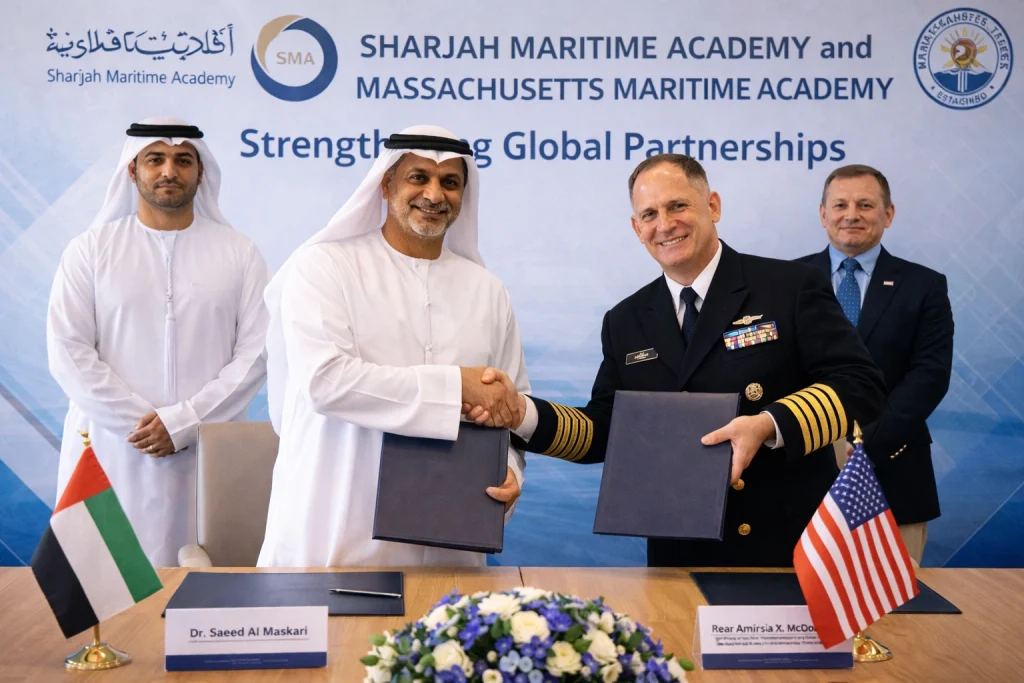 Sharjah Maritime Academy and Massachusetts Maritime Academy Strengthen Global Partnership