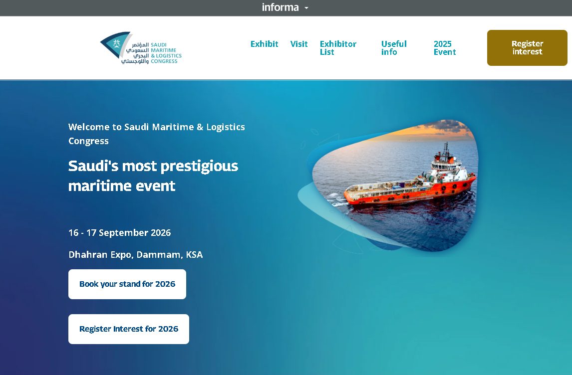 Saudi Maritime and Logistics Congress 2026