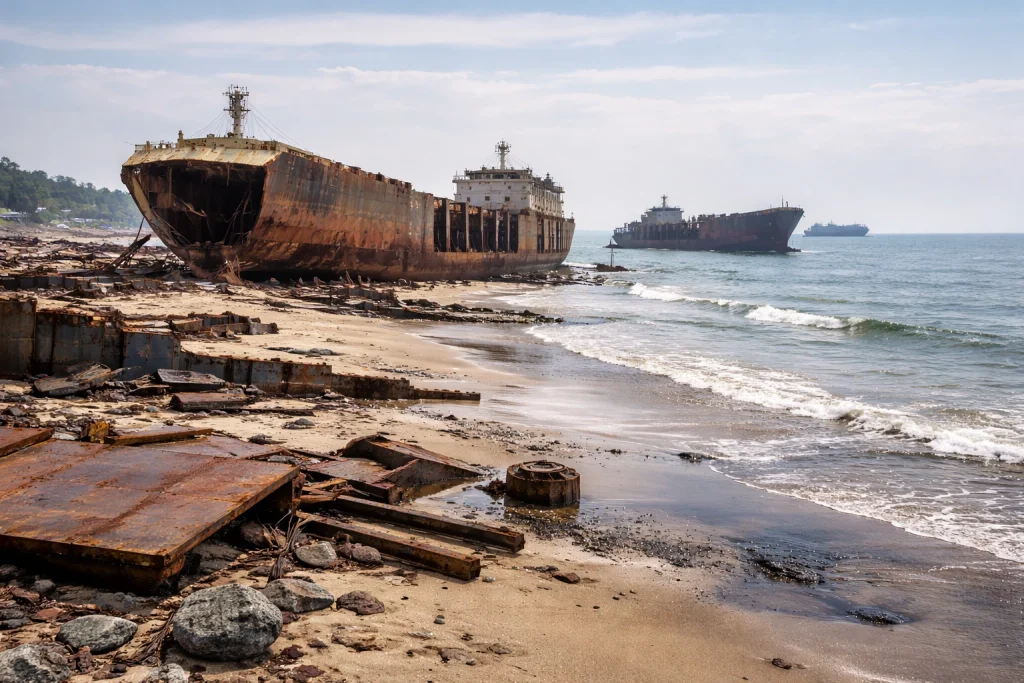 85% of Global Ship Tonnage is Recycled at Three South Asian Beaches